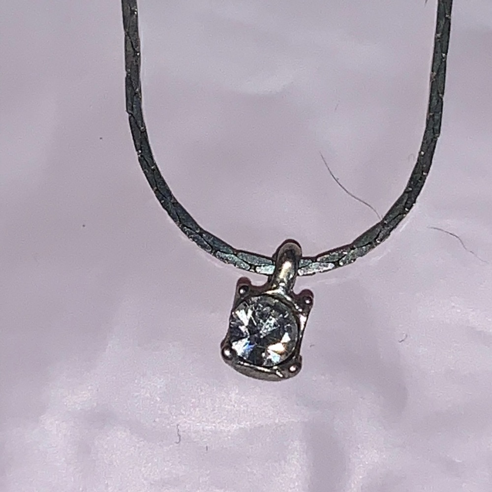 Small diamond necklace